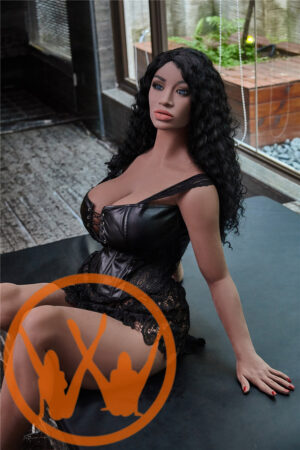 158cm/62.2 in TPE H-Cup Tropical Flower Dark Tanned Sex Doll --Nuru in Hotel