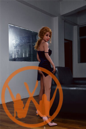 150cm/4ft11 TPE C-Cup Tanned Sex Doll Curly-haired dancer--Miki