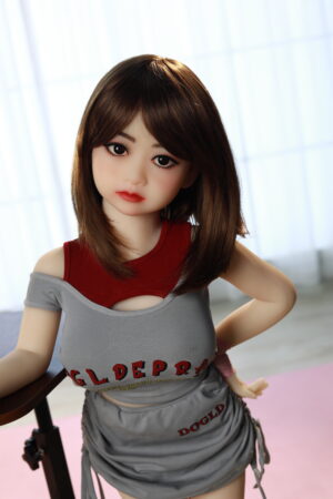 A TPE Love Doll With Mid-Sized Breasts In A Skin Tone And Standing Feet