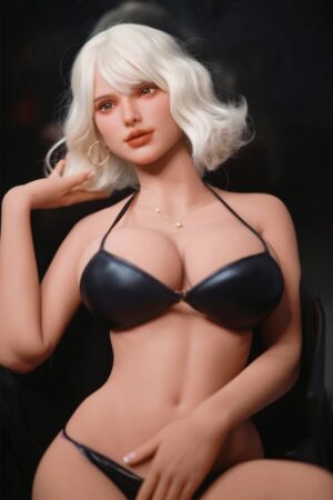 166CM Silver-Haired Love Doll With Gel Breasts Wild Charm