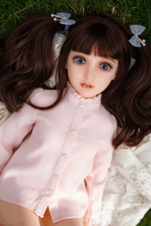 Popular Compact Love Doll With Charming And Plump Boobs 70CM All In One Blue-Eyed Design