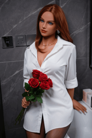 166CM Lifelike Doll Brown Hair Blue Eyes Sultry Wild Charm